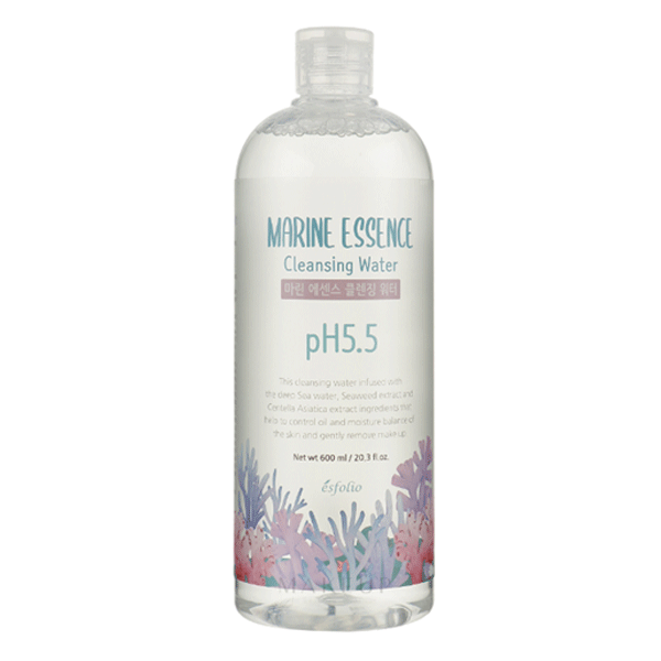 esfolio pH 5.5 Marine Essence Cleansing Water 600ml
