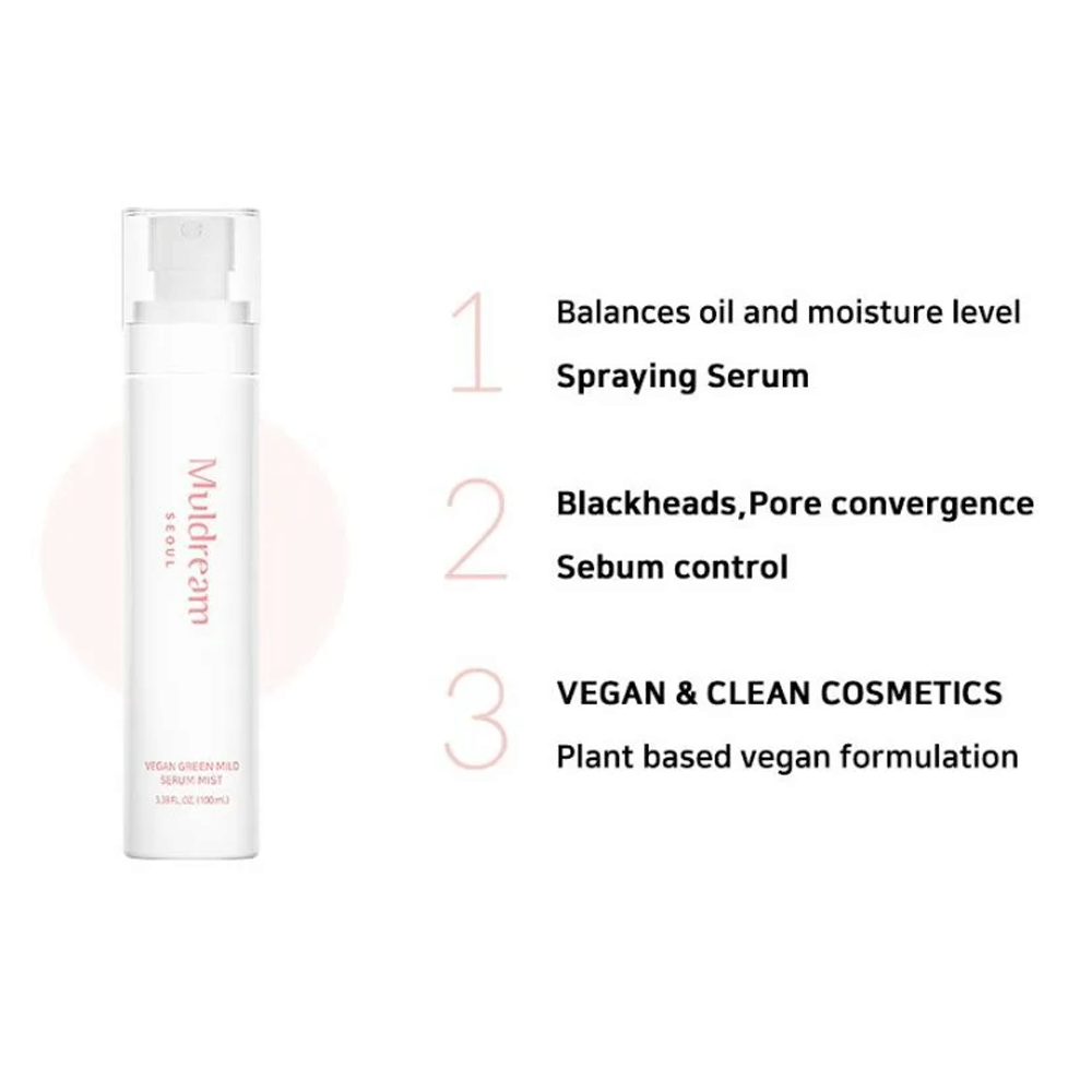 Muldream Vegan Green Mild Serum Mist 100ml