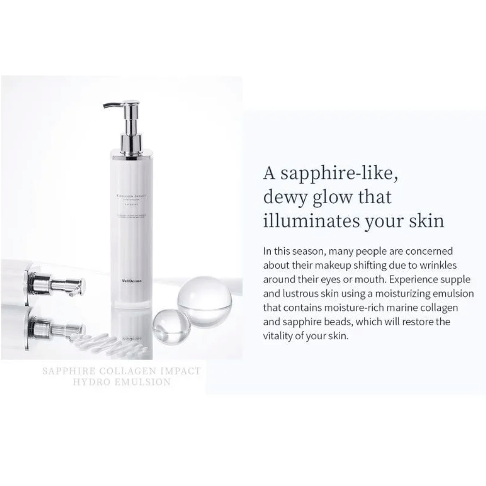 WellDerma Sapphire Collagen Impact Hydro Emulsion 100ml
