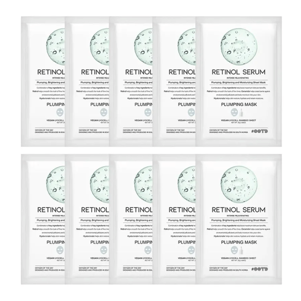 OOTD Retinol Serum Plumping Mask 25g *10ea