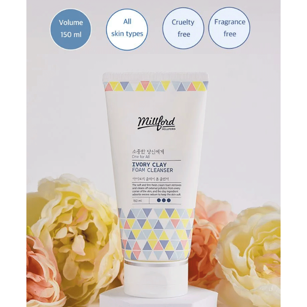 Millford Ivory Clay Foam Cleanser 150ml