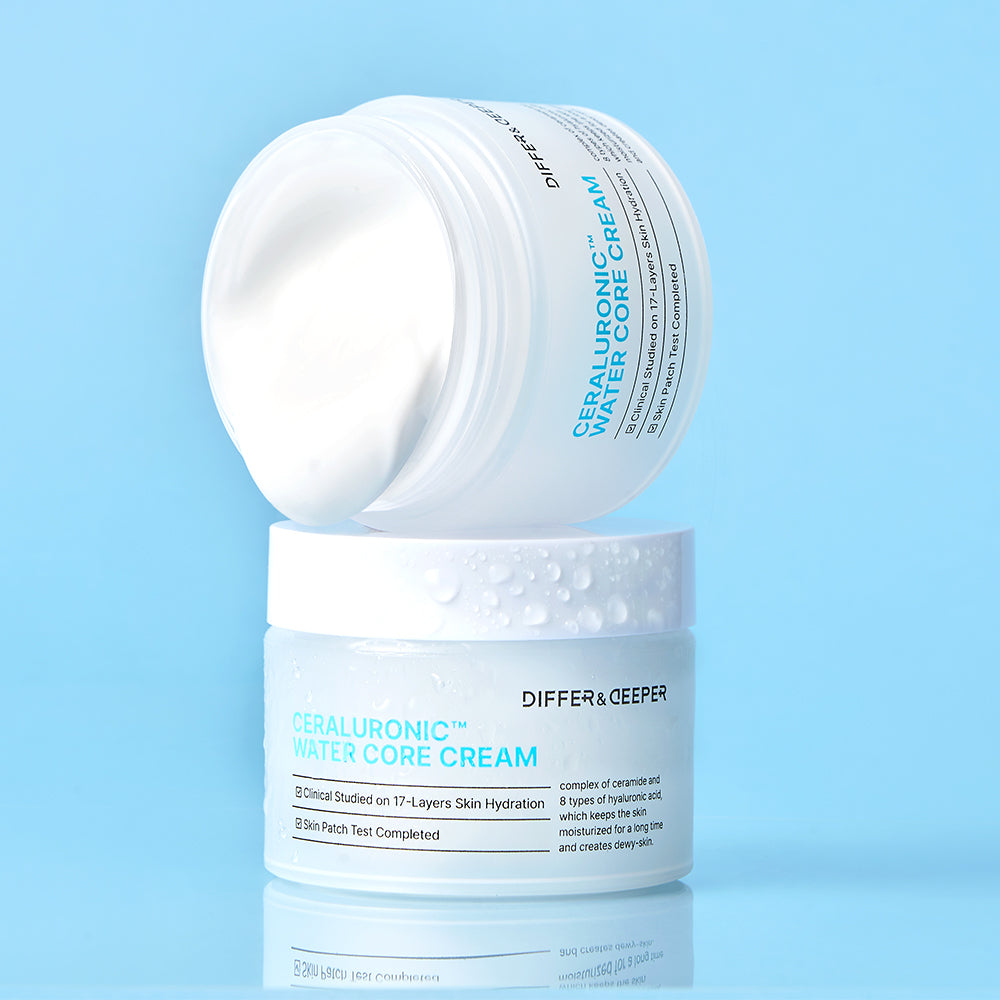 DIFFER&DEEPER Ceraluronic Water Core Cream 50g