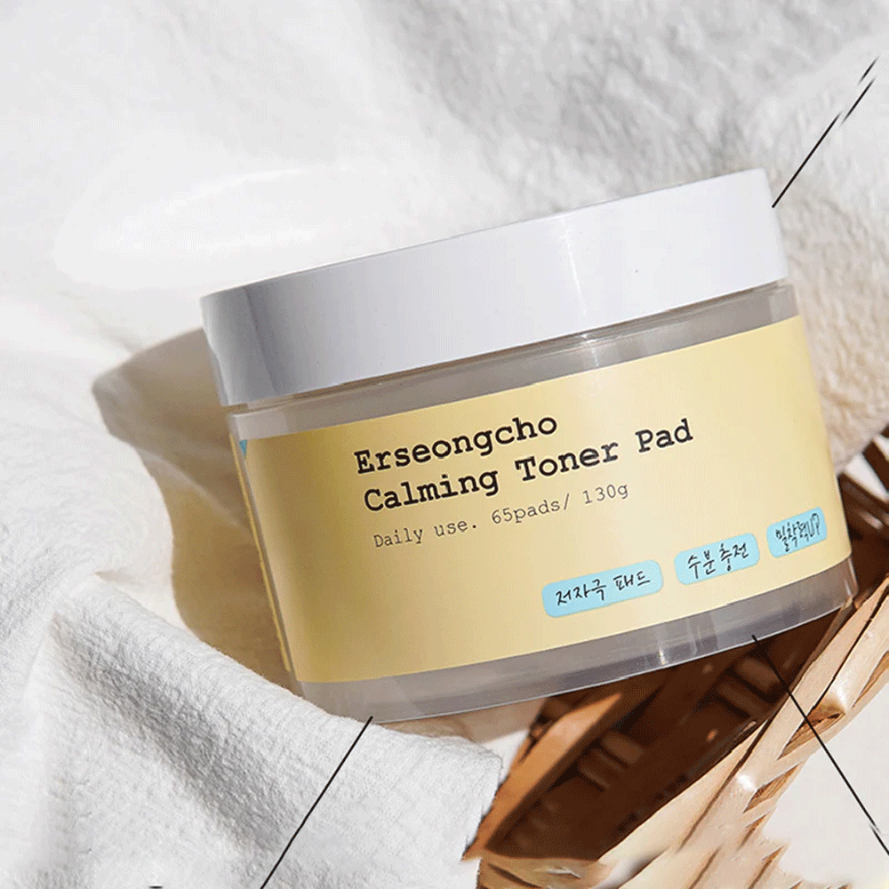 Heynature Erseongcho Calming Toner Pad 130ml / 65 pads