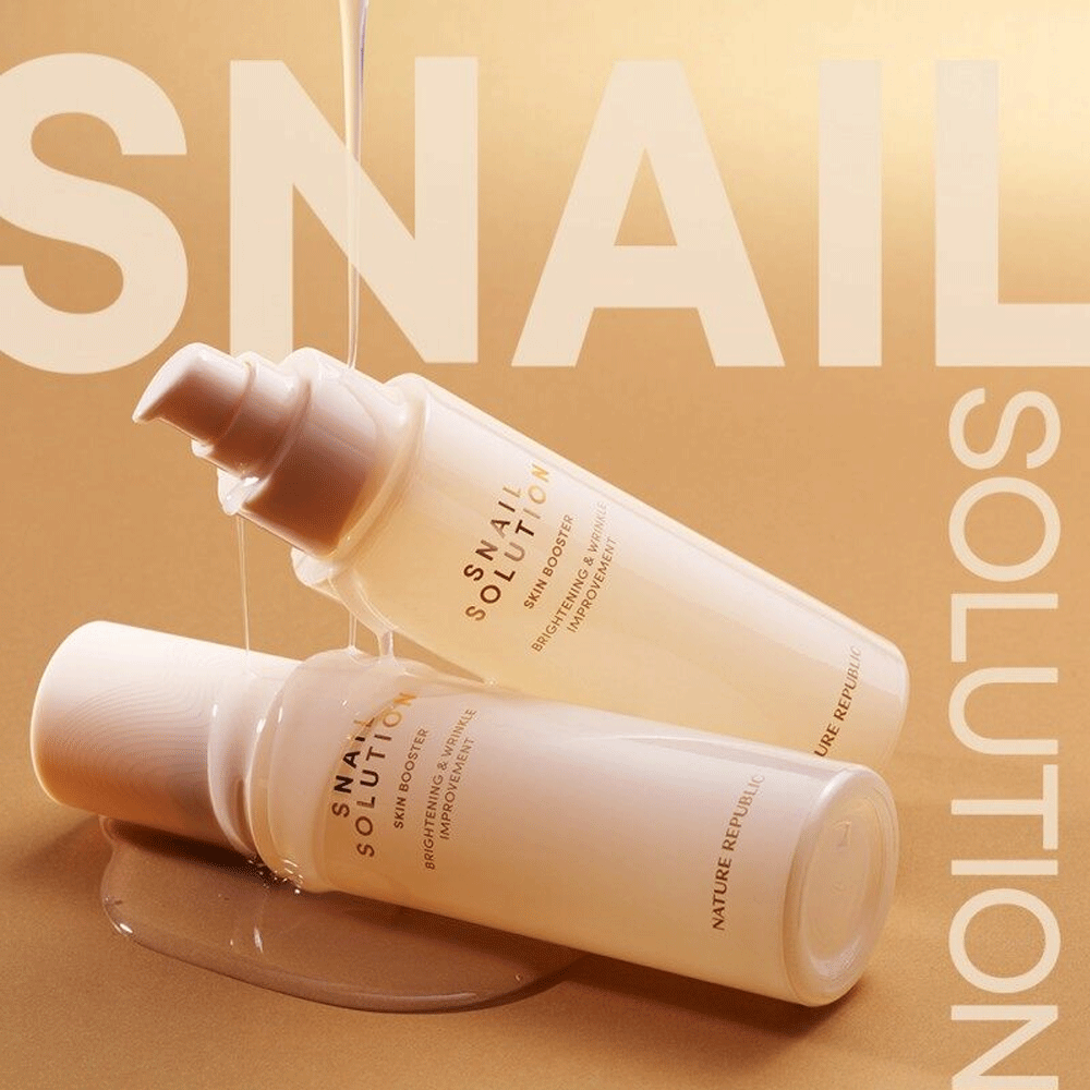 NATURE REPUBLIC Snail Solution Skin Care Set - Toner & Emulsion