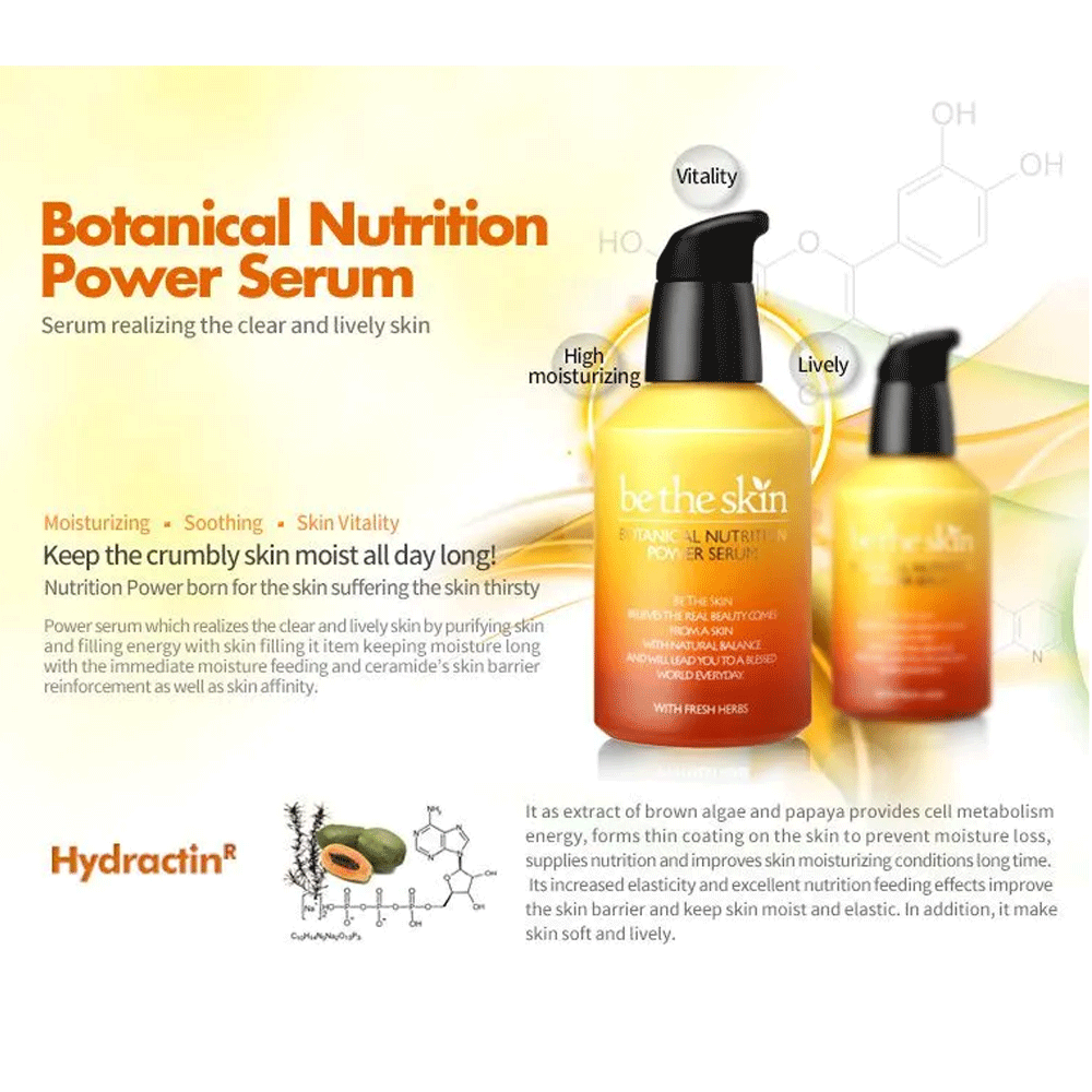BE THE SKIN Botanical Nutrition Power Serum 50ml