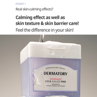 DERMATORY Hypoallergenic Cica Rescue Gauze Pad 80ea