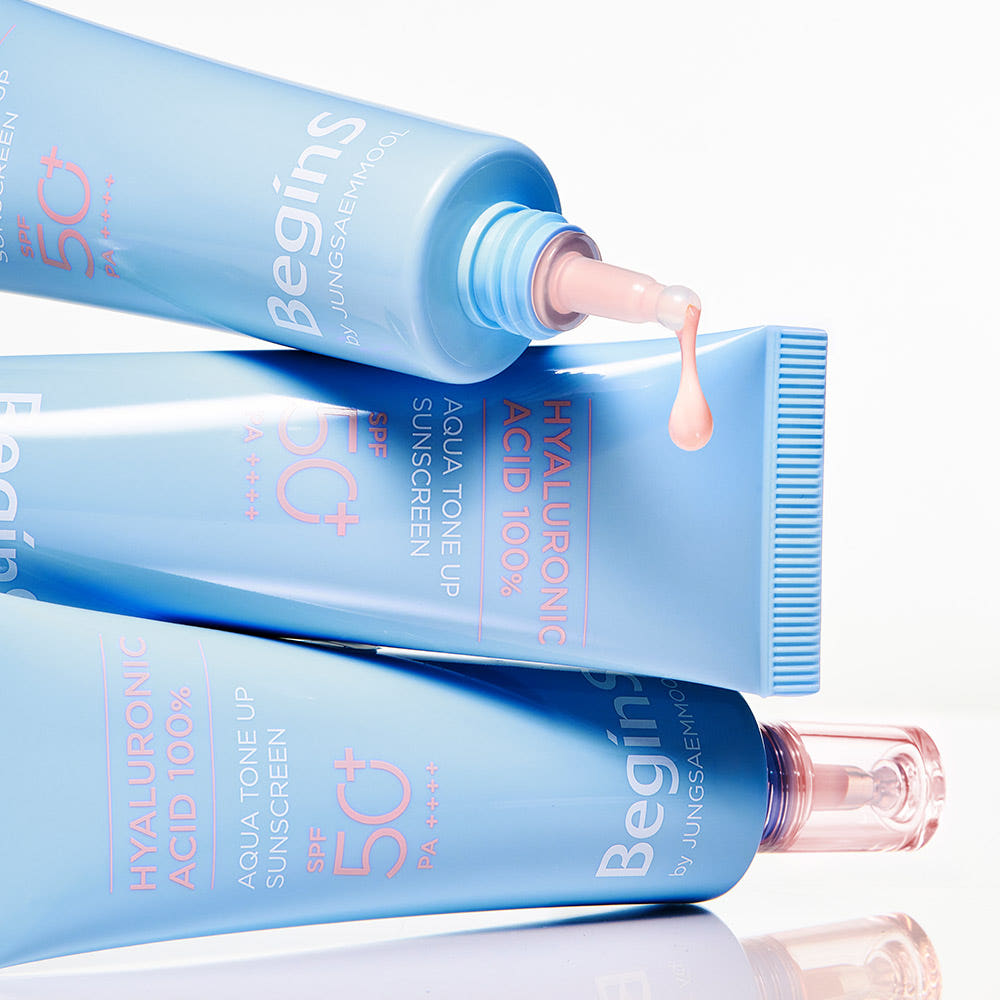 JUNGSAEMMOOL BeginS by JUNGSAEMMOOL Blue Chamomile Hyaluronic Acid Aqua Tone Up Sunscreen 50ml