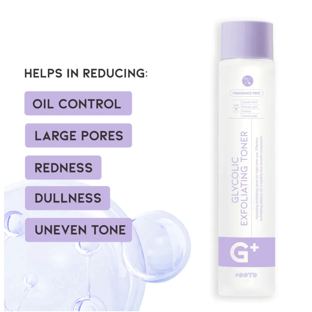 OOTD Glycolic Exfoliating Toner P.M 250ml