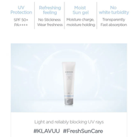 KLAVUU UV Protection Fresh Sun Gel 50ml