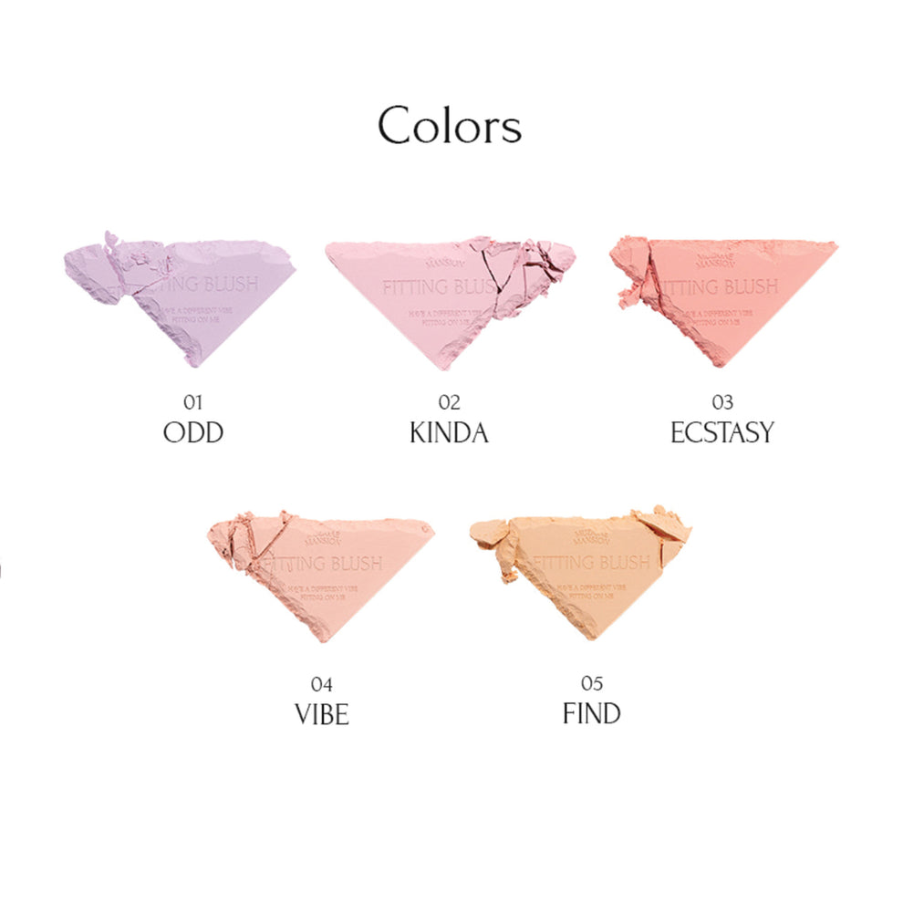 MUZIGAE MANSION Fitting Blush 5g (5 Colors)