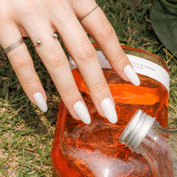 MUZMAK Nail Tips 36pcs #Triple White(Almond)