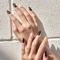 MUZMAK Nail Tips 36pcs #Moon Night(Almond)