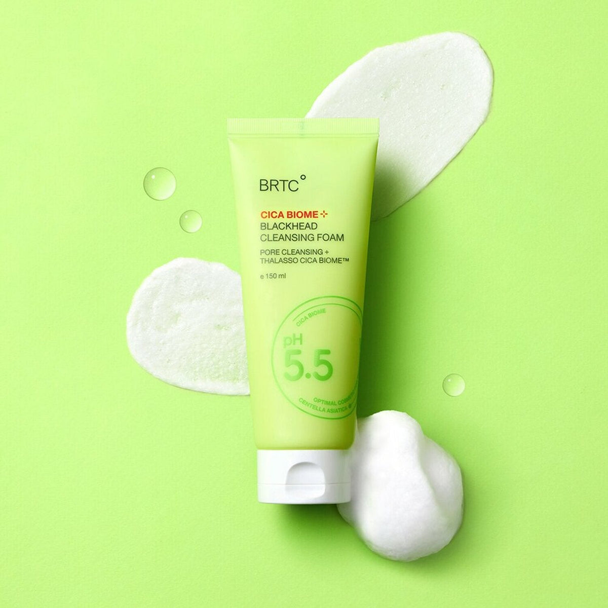 BRTC Cica Biome Blackhead Cleansing Foam 150ml