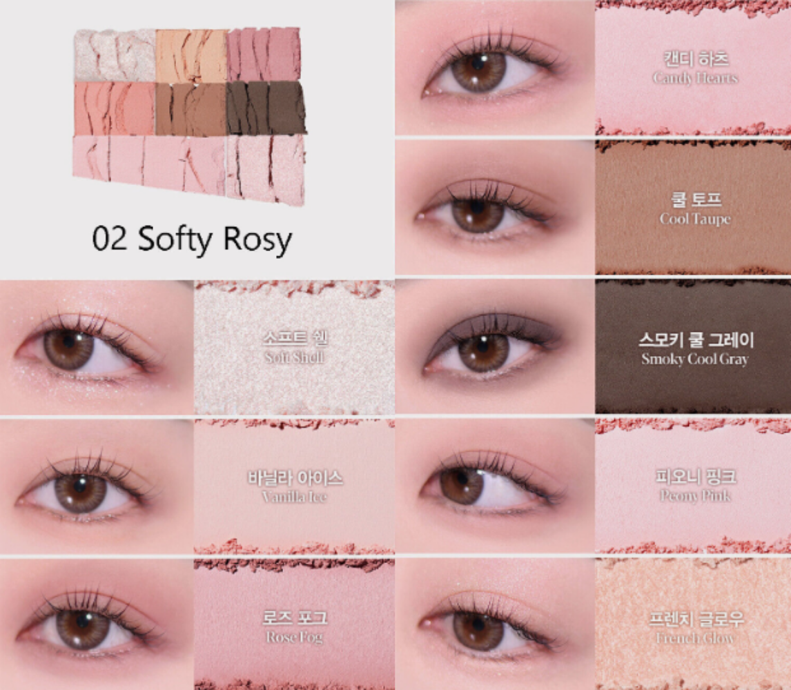 espoir Real Eye Palette All New (3colors)