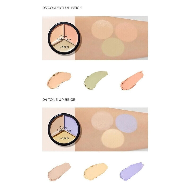 the SAEM Cover Perfection Triple Pot Concealer