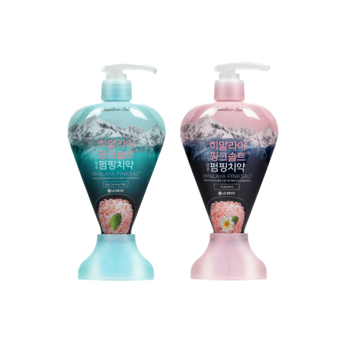 PERIOE Himalayan Pink Salt Pumping Toothpaste 285g (2 Type)