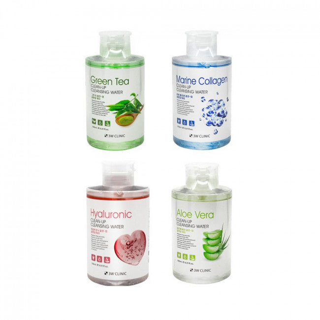 3W CLINIC Clean Up Cleansing Water 500ml