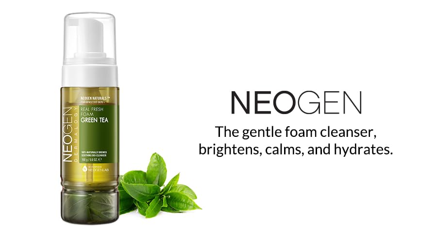 NEOGEN DERMALOGY Real Fresh Foam Cleanser Green Tea 160g
