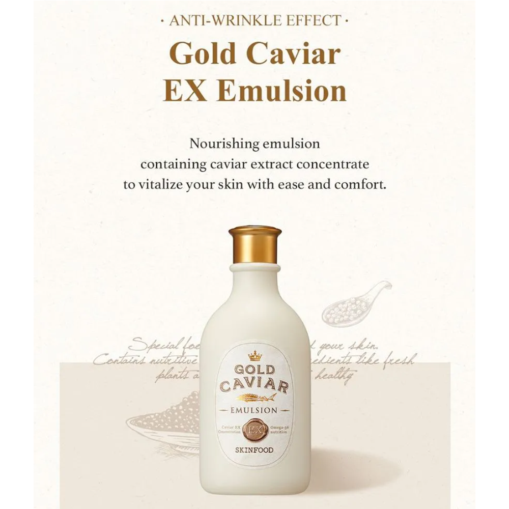 SKINFOOD Gold Caviar EX Emulsion 145ml