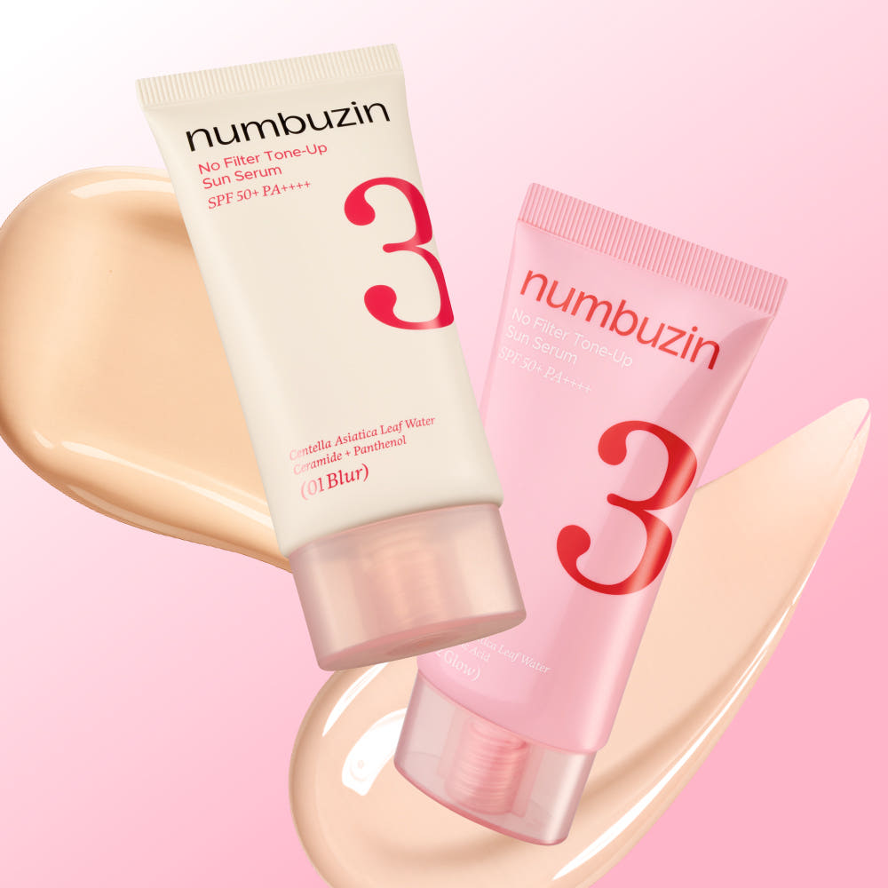 numbuzin No.3 Porcelain Base-skip Tone Up Beige SPF50+ PA++++ 50ml (2 Types)