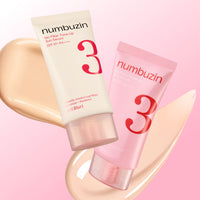 numbuzin No.3 Porcelain Base-skip Tone Up Beige SPF50+ PA++++ 50ml (2 Types)