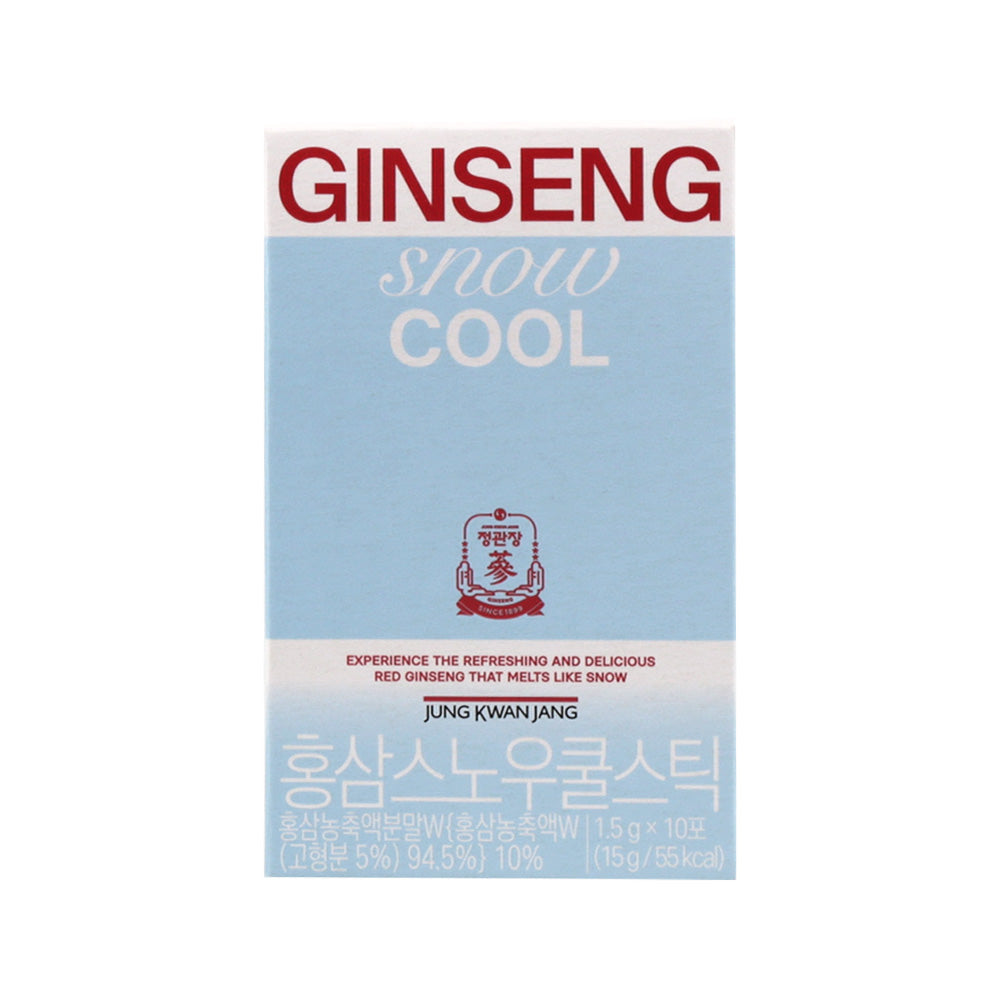 Jung Kwan Jang Red Ginseng Snow Cool Stick 1.5g * 10 Sticks (10-day supply)