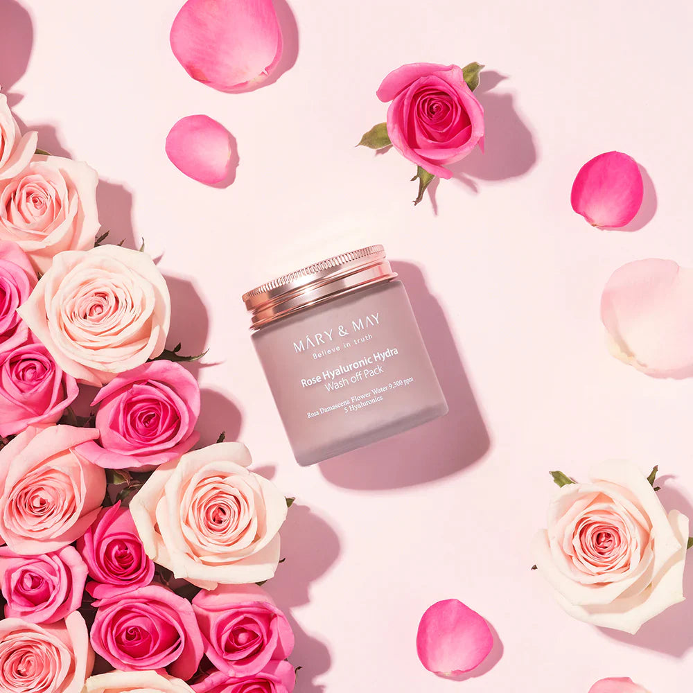 Mary&May Rose Hyaluronic Hydra Wash off Pack 125g