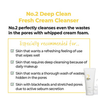 numbuzin No.2 Deep Clean Fresh Cream Cleanser 120ml