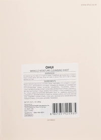 OHUI Miracle Moisture Cleansing Sheet 60EA