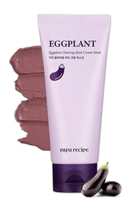 papa recipe Eggplant Clearing Mud Cream Mask 100ml