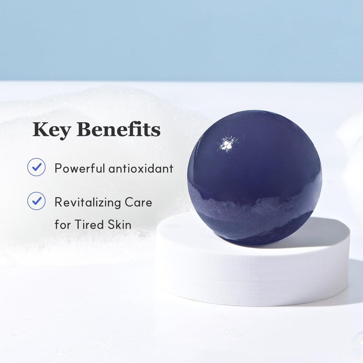 Ongredients Butterfly Pea Cleansing Ball 110g