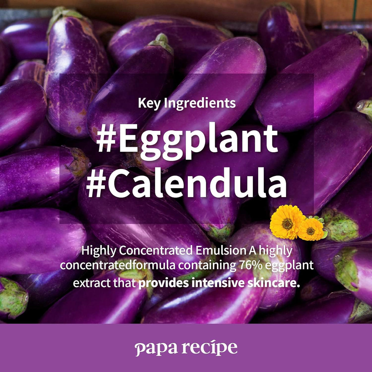 papa recipe Eggplant Clearing Emulsion 150ml