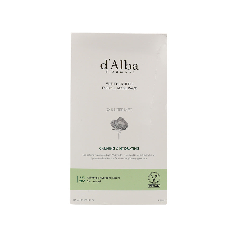 d'Alba White Truffle Double Mask Pack (Calming) 32.5g