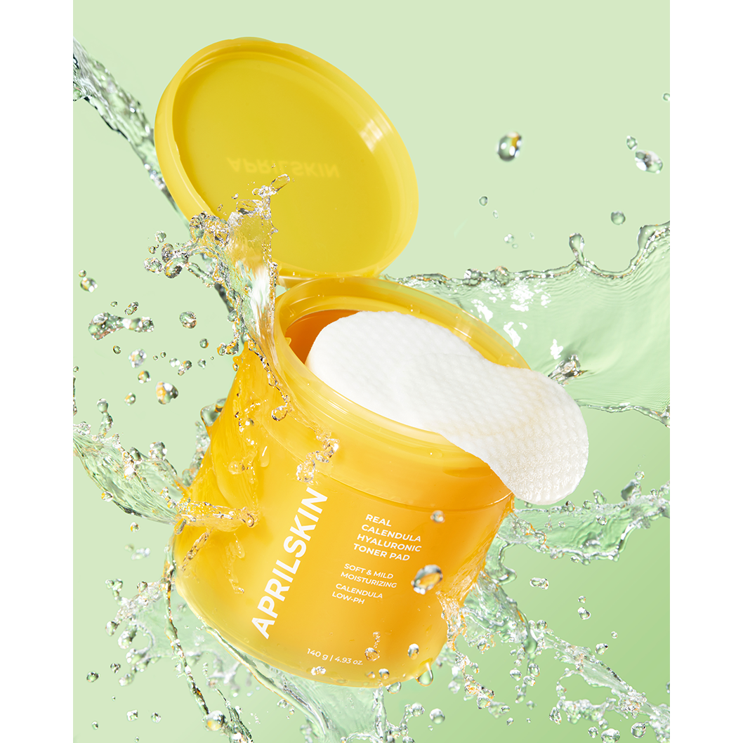 APRILSKIN Real Calendula Hyaluronic Toner Pad 140g