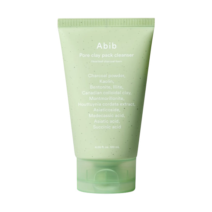 Abib Pore Clay Pack Cleanser Houttuynia Cordata Charcoal Pack to Foam 120ml