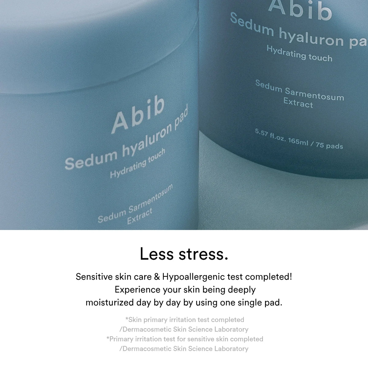 Abib Sedum Hyaluron Pad Hydrating Touch 165ml*75 Pads