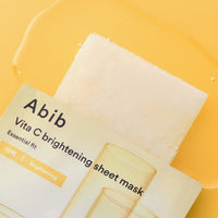 Abib Vita C Whitening Sheet Mask Essential Fit 27ml 10ea
