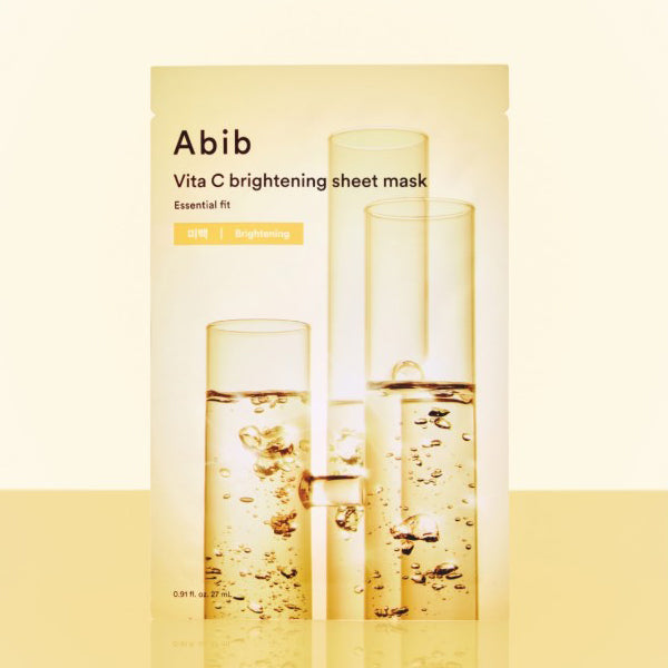 Abib Vita C Whitening Sheet Mask Essential Fit 27ml 1ea