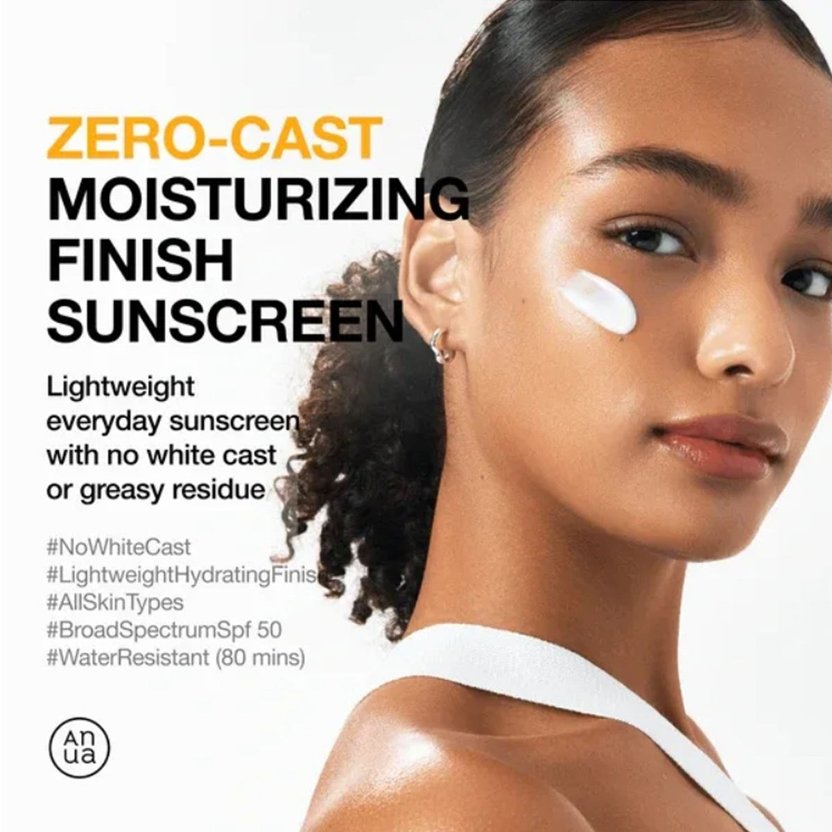 Anua Zero-cast Moisturizing Finish Sunscreen 50ml