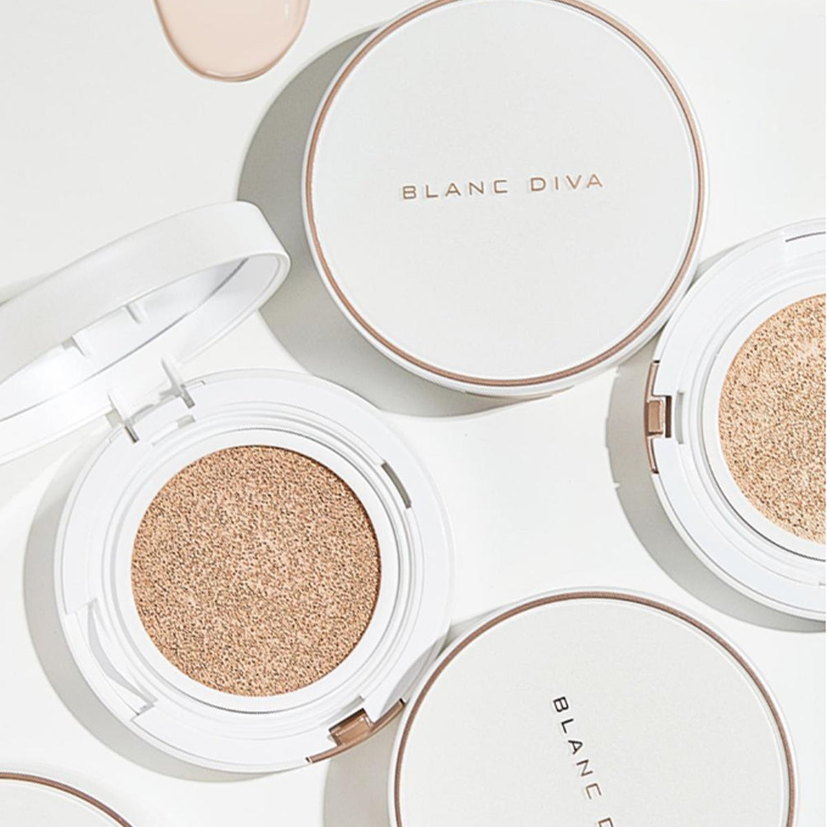 BLANC DIVA Gleam Coverage Cushion 13g (+Refill 13g)