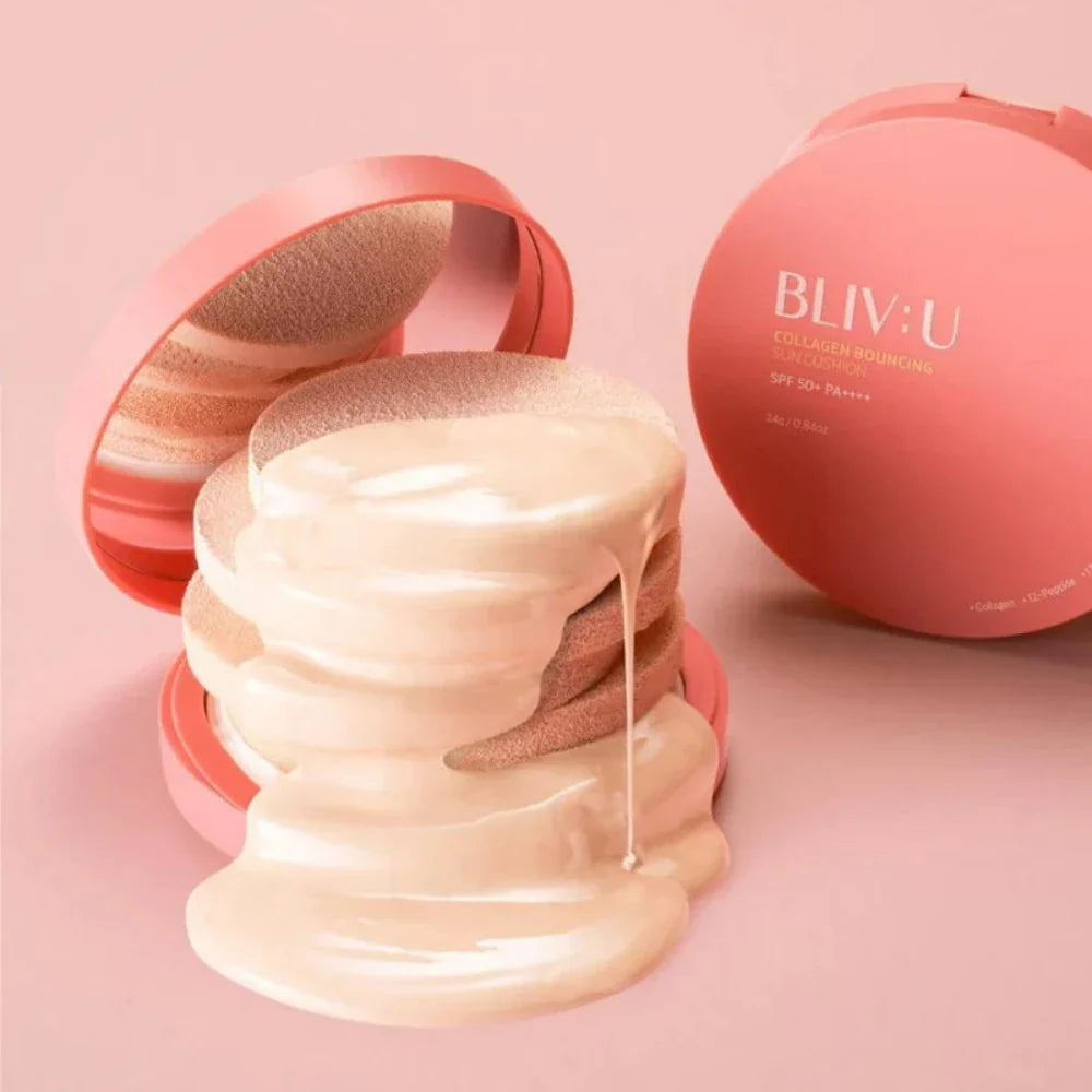 BLIV:U Collagen Bouncing Sun Cushion SPF50+ PA++++ 24g