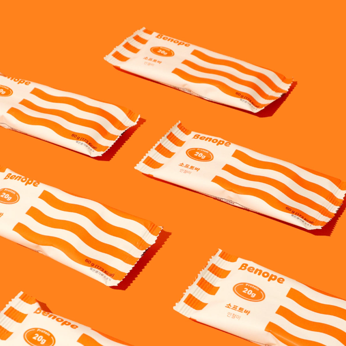 Benope Soft Bar 10-Flavor Variety Pack / Protein Bar (10 Pieces)