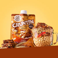 CRUNTIN Crunch Ball Protein Shake Five-Grain Granola (1 Box 50g / 5 Pouches)