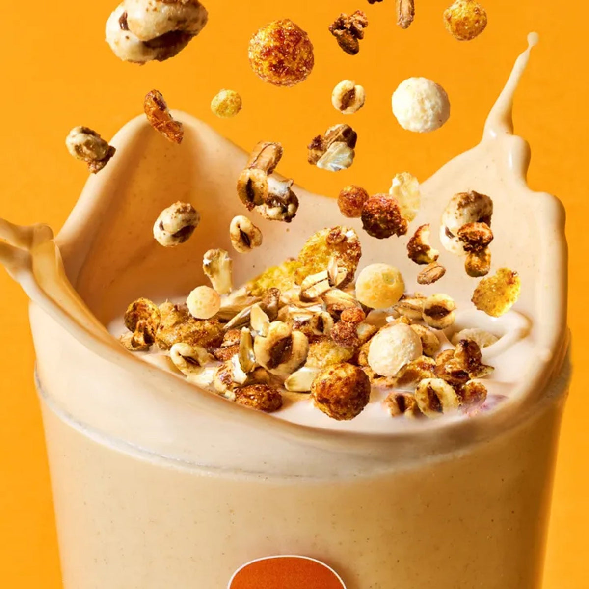 CRUNTIN Crunch Ball Protein Shake Five-Grain Granola (1 Box 50g / 5 Pouches)