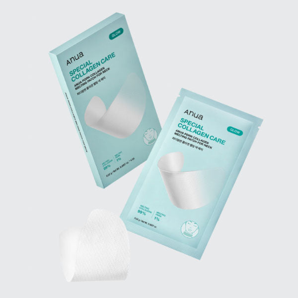 Anua PDRN Collagen Melting Neck Wrinkle Care Neck Patch 4 Sheets, 3 Packs