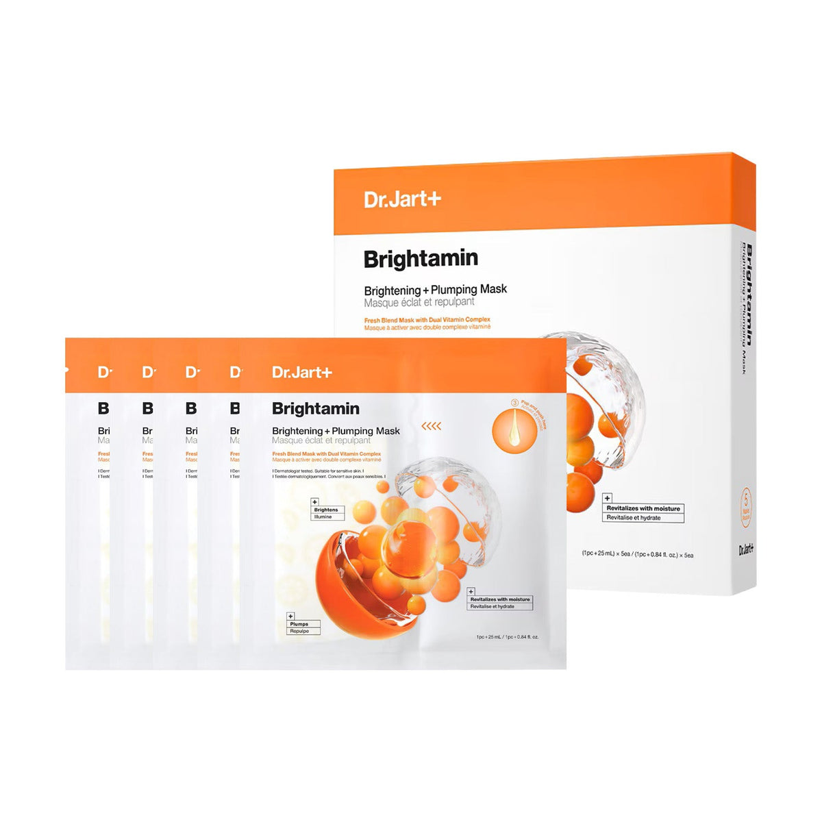 Dr.Jart+ Dermask Brightamin Brightening Plumping Mask 25ml 5ea