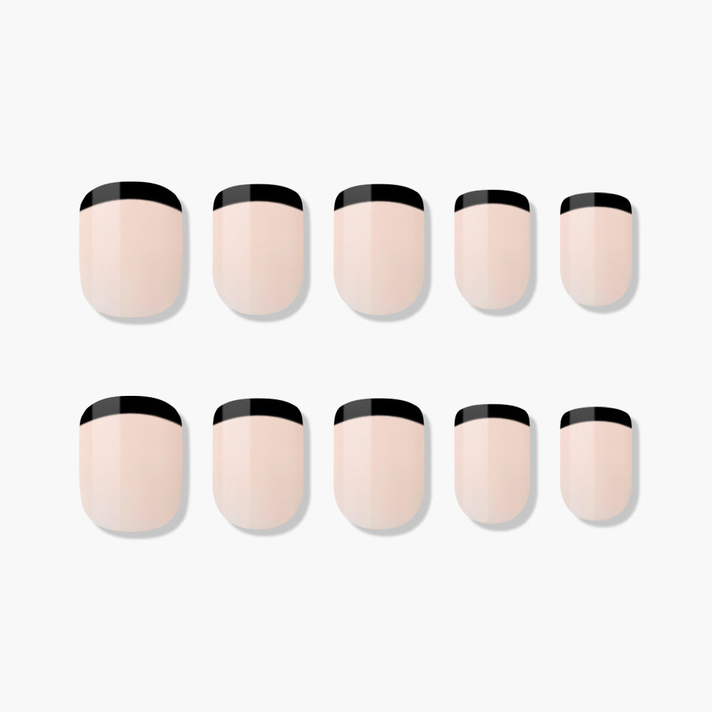MUZMAK Nail Tips 36pcs #Espresso(Short Square)