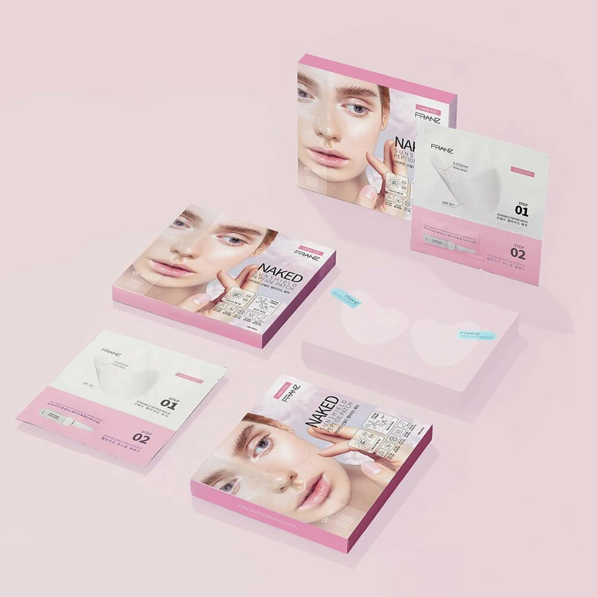 FRANZ Naked Sunshield Peptide Patch L Size 5ea
