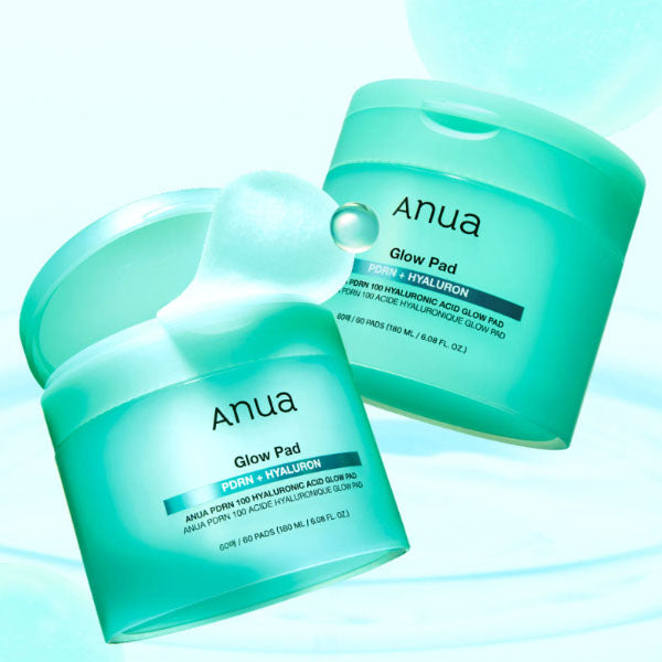 Anua PDRN 100 Hyaluronic Acid Glow Pads 60 Sheets, 2 Packs