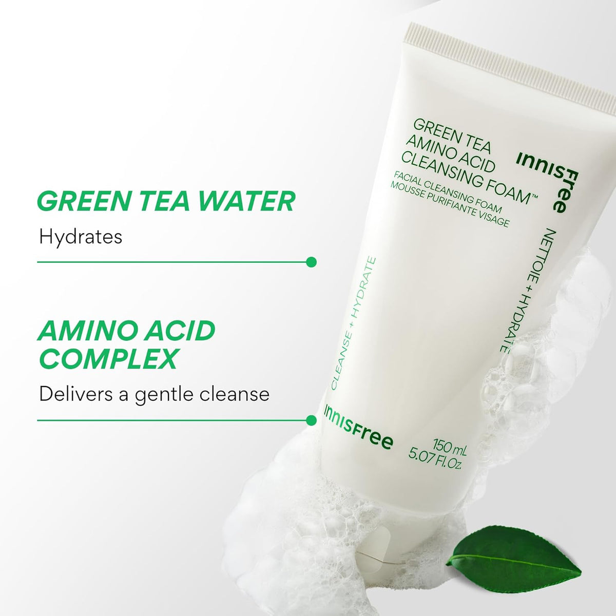 Innisfree Green Tea Amino Acid Cleansing Foam 150ml
